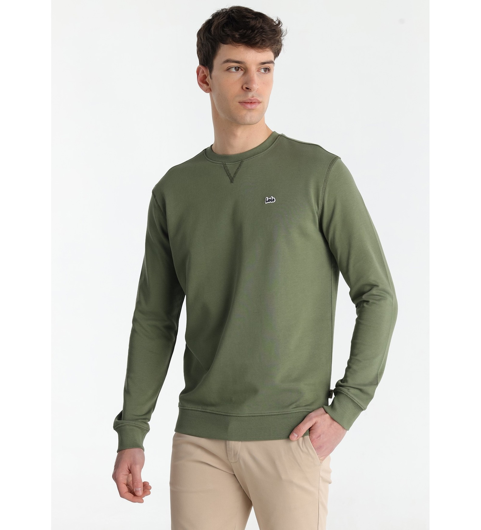 Lois Jeans Sweat vert sans capuche