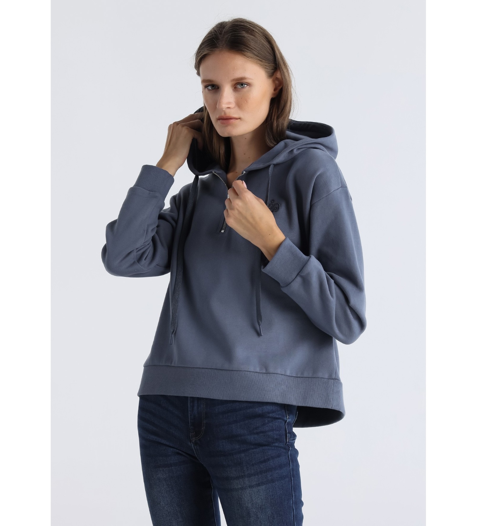 Lois Jeans Sweatshirt Sandra Malek blue