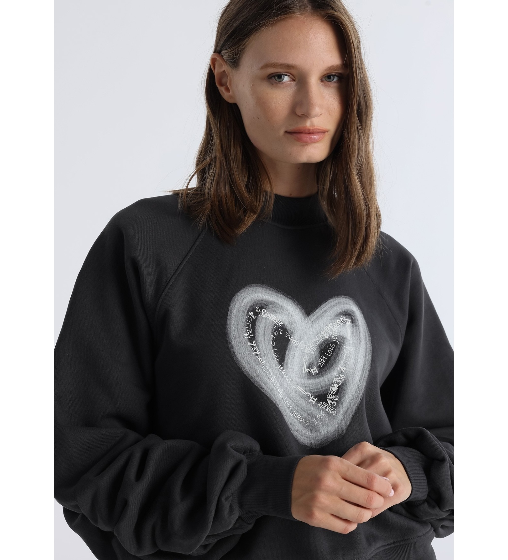 Lois Jeans Audrey Bok sweatshirt sort