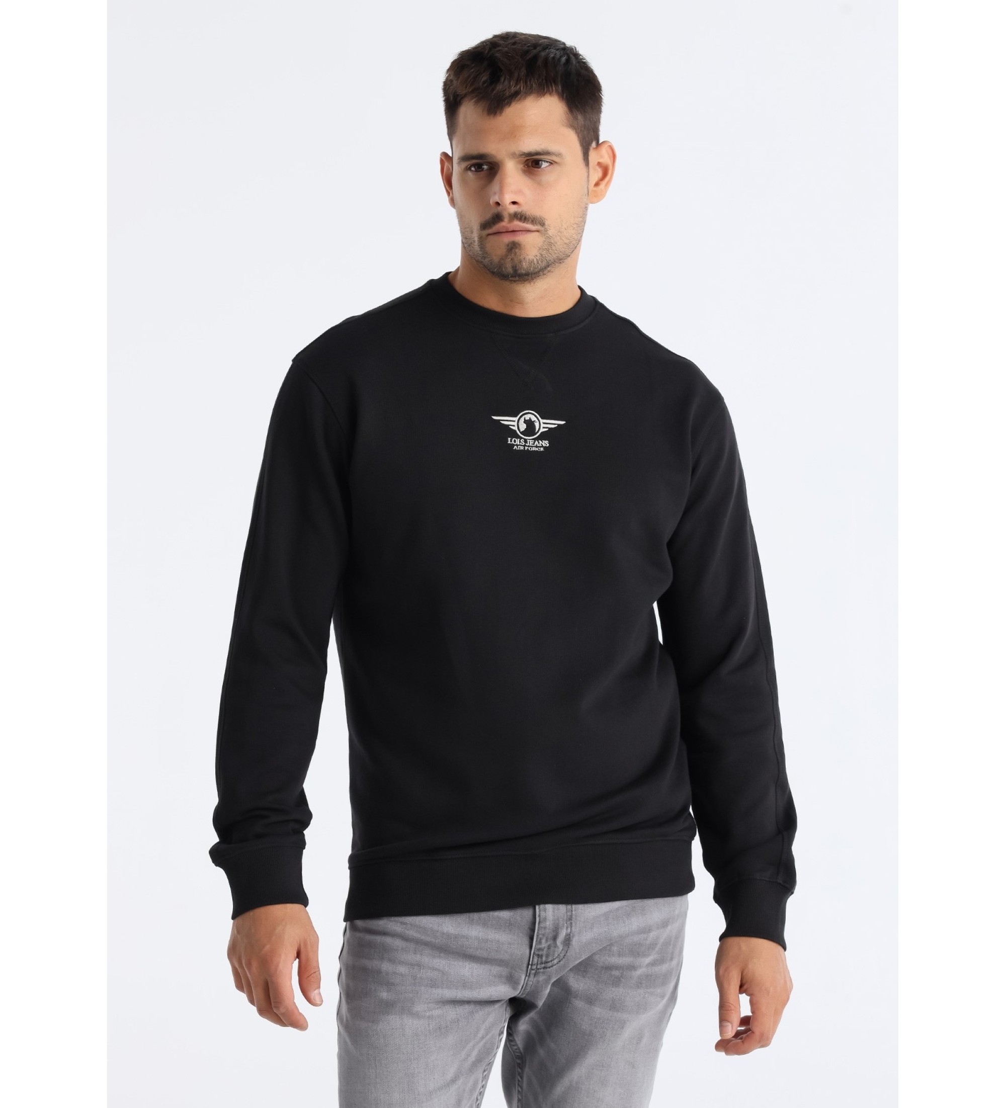 Lois Jeans Fusion Vulcan sweatshirt zwart