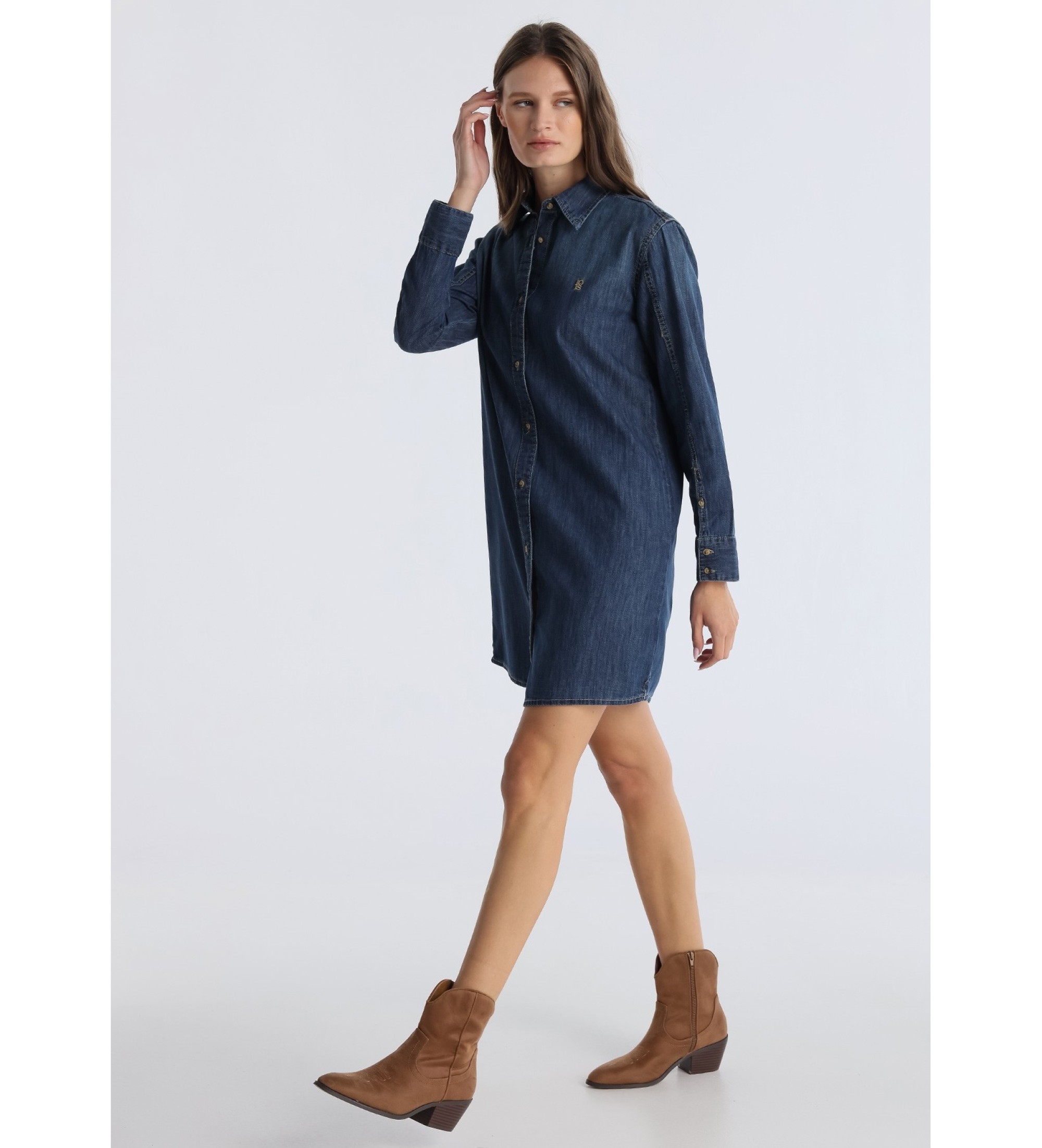 Lois Jeans Emma Rudi kjole marinebl