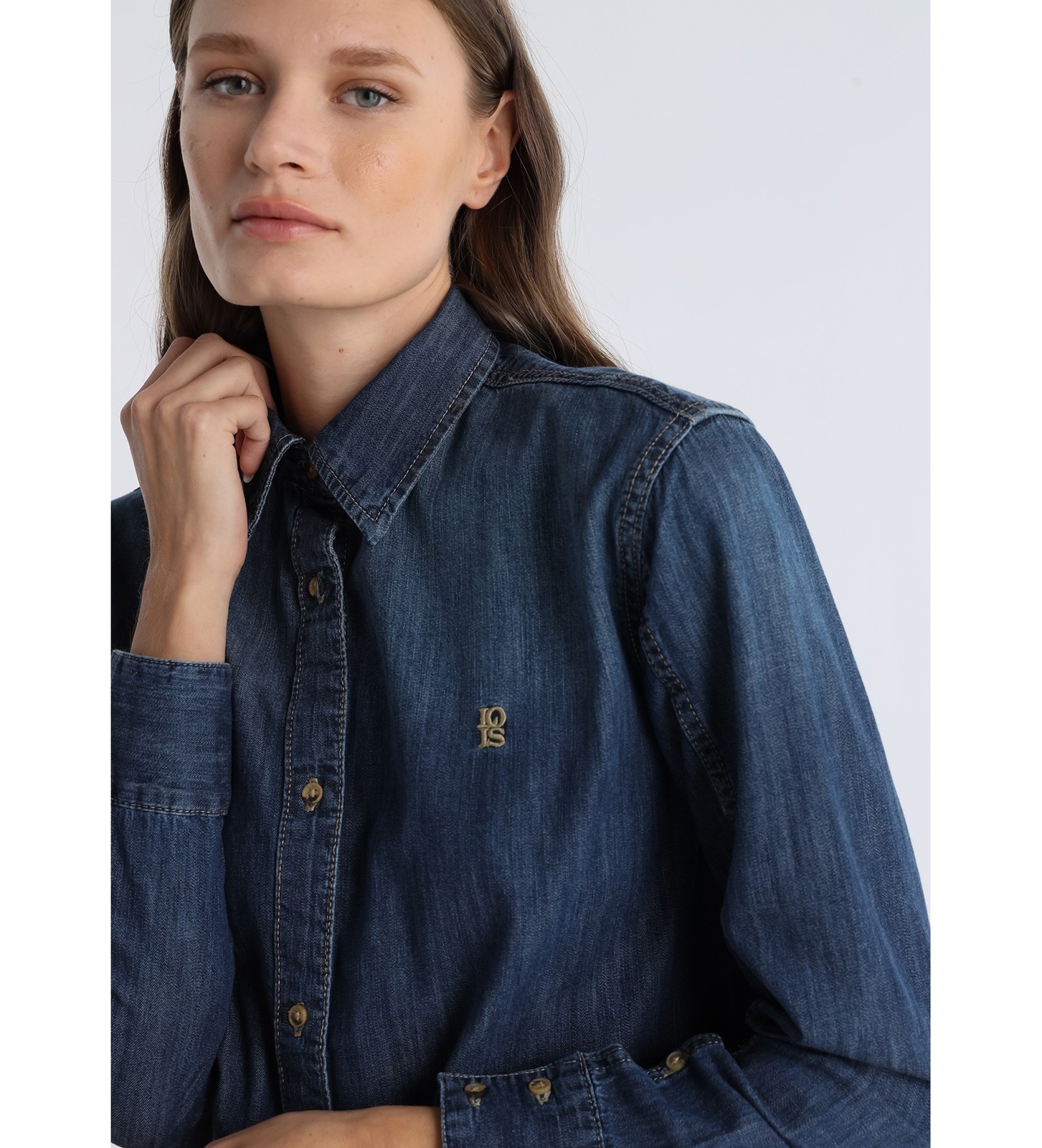 Lois Jeans Emma Rudi kjole marinebl