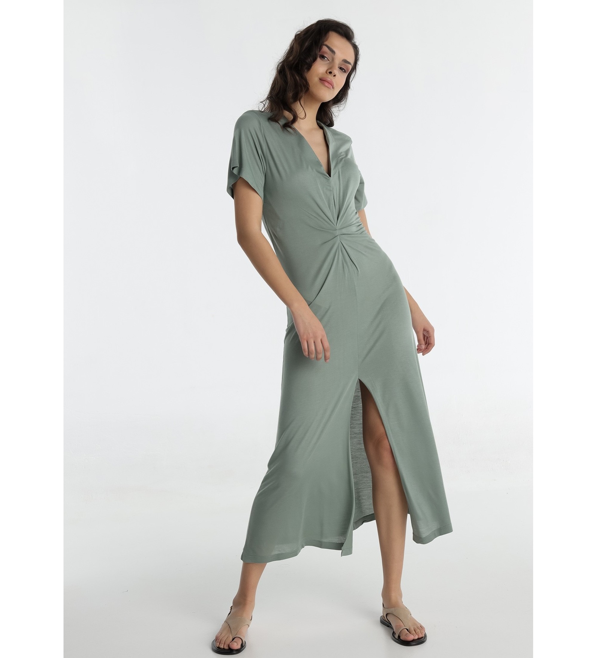Lois Jeans Grn midikjole