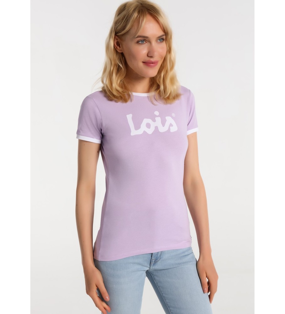 Lois T-shirt lilla Lois Jeans