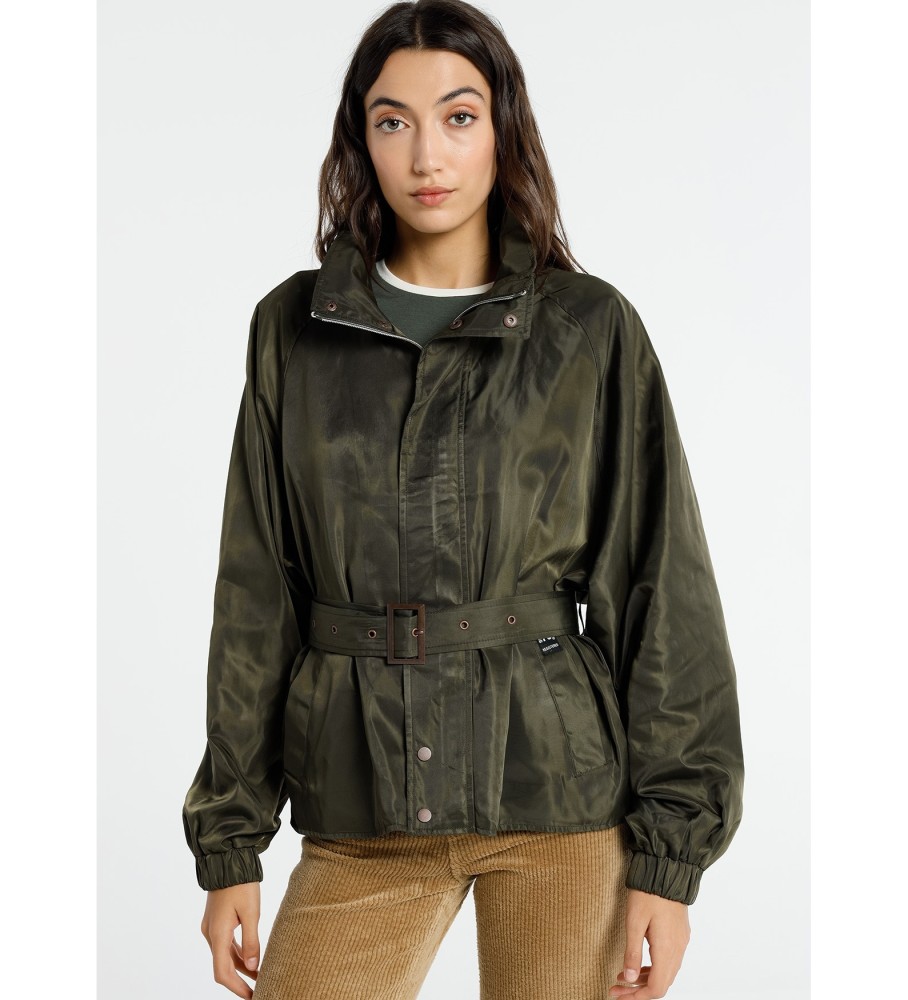 Lois Trench Jacket Volume Fall Supply green