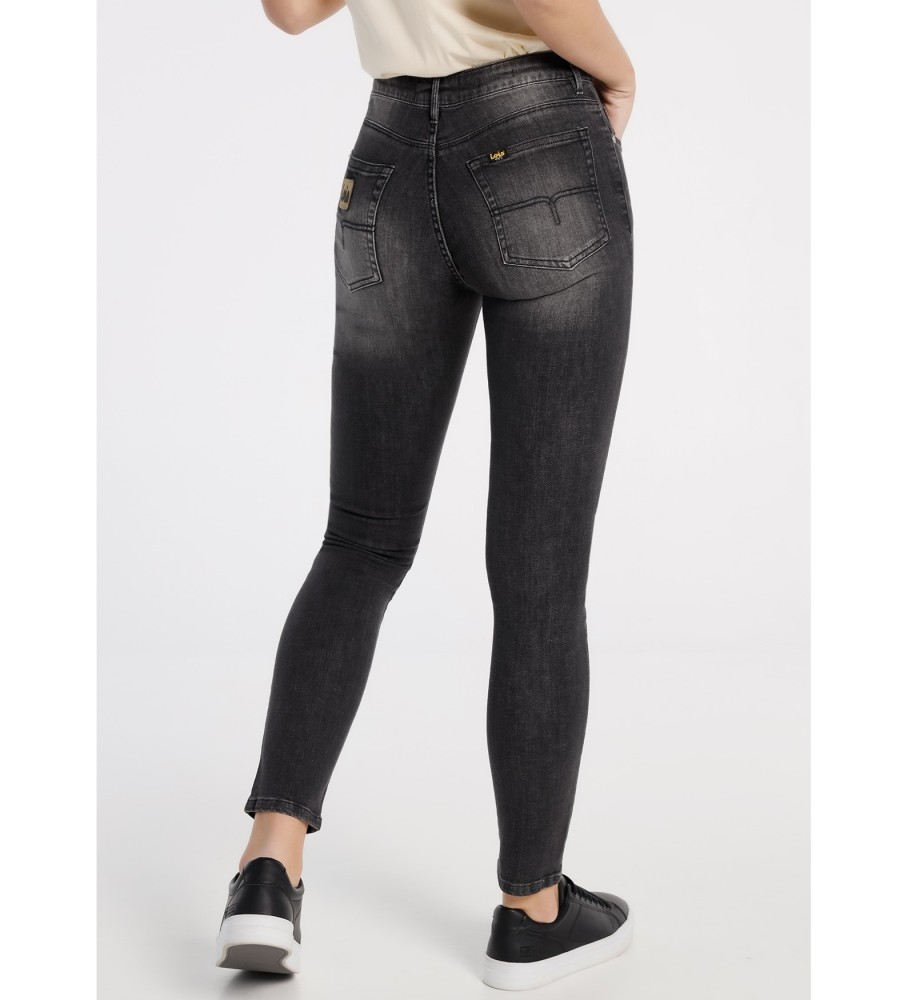 Lois Jeans Denim Grigio Scuro 1962 Skinny Fit Nero - Esdemarca Store moda,  calzature e accessori - migliori marche di scarpe e scarpe firmate