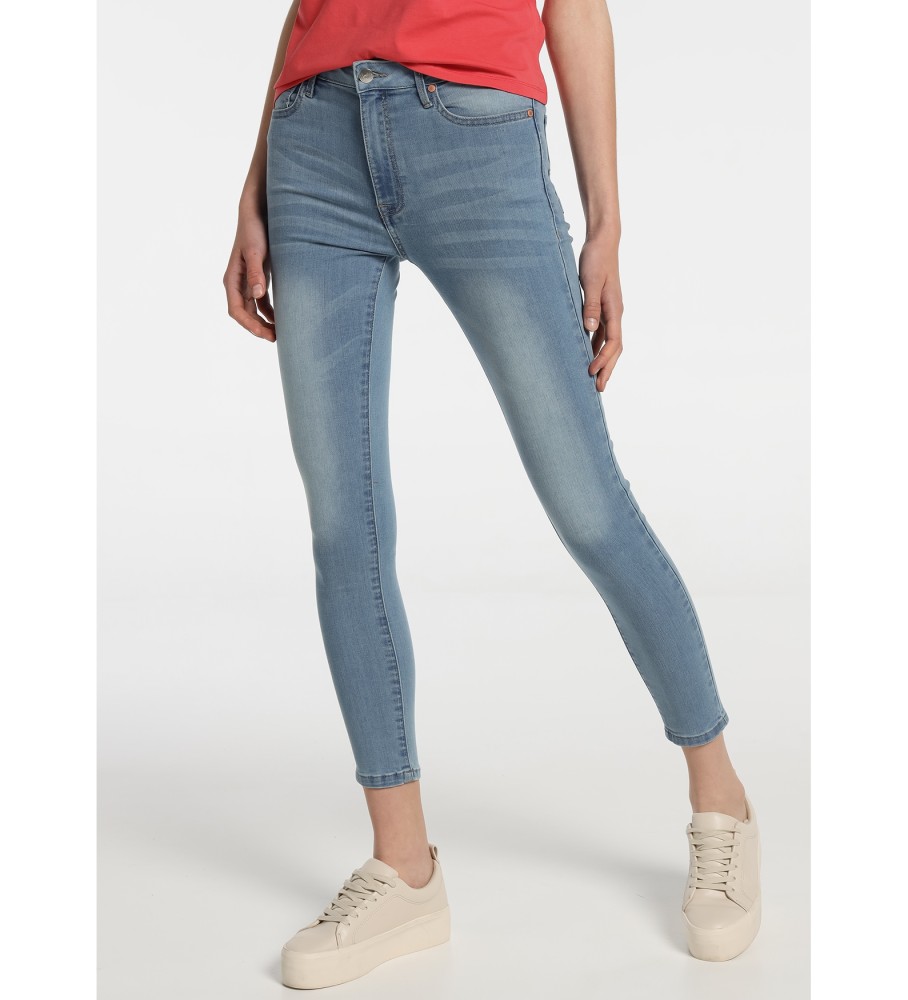 Lois Pantaloni di jeans | Tiro magro - Alto bianco - Esdemarca Store moda,  calzature e accessori - migliori marche di scarpe e scarpe firmate