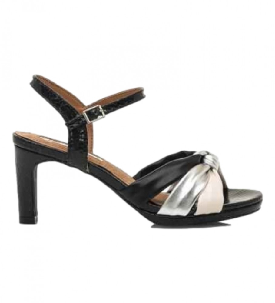 MARIAMARE Loren black sandals -height heel: 7cm