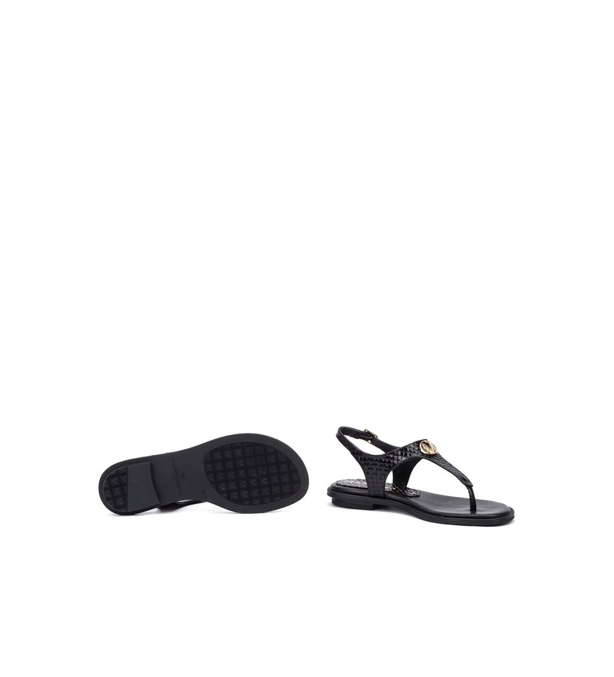Martinelli Sandalias de Piel Mazzini negro