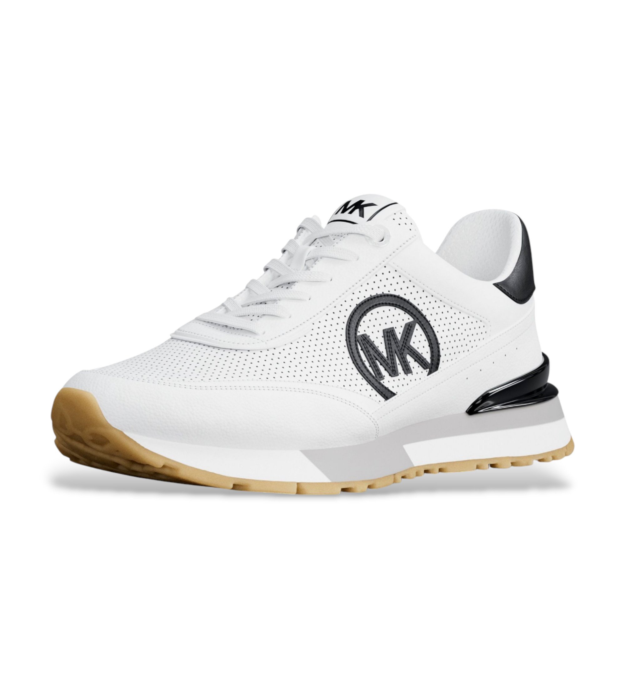 Michael Kors Zapatillas logotipo lateral blanco