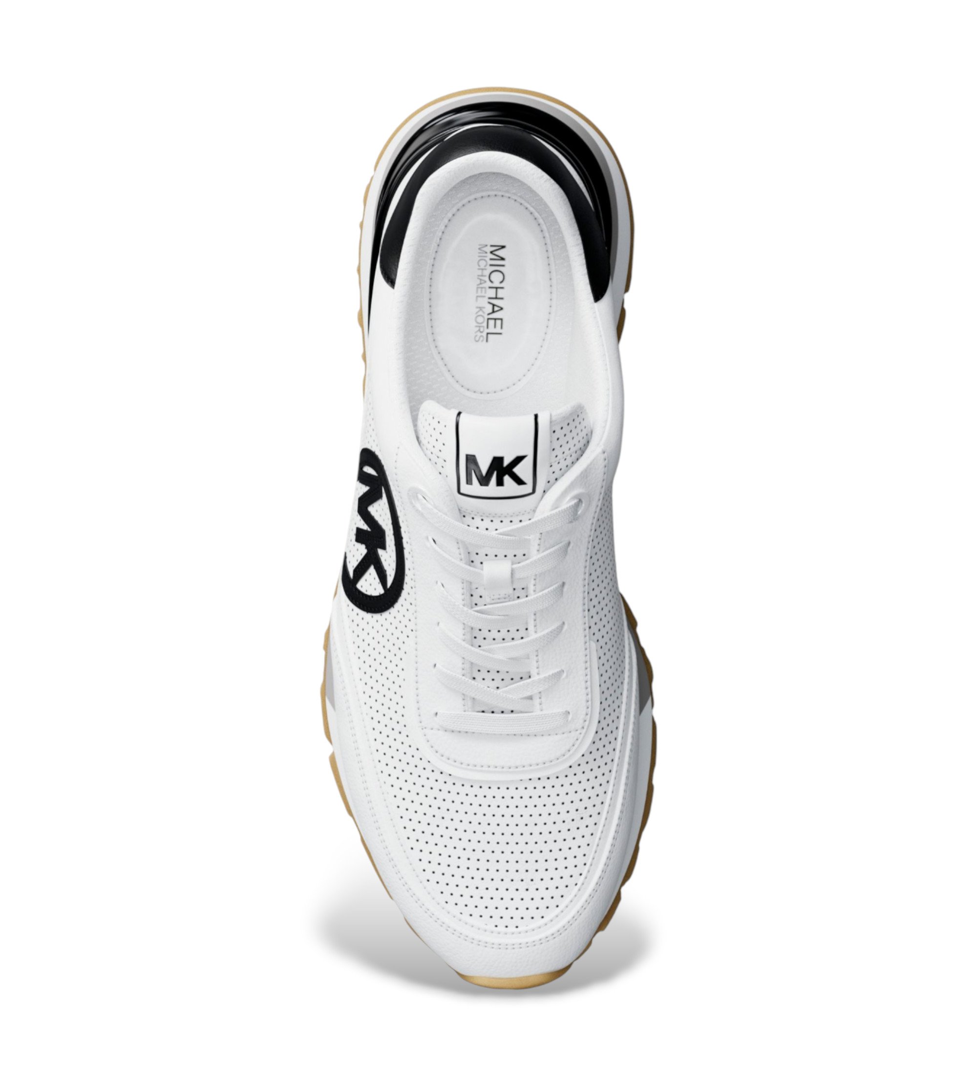 Michael Kors Zapatillas logotipo lateral blanco