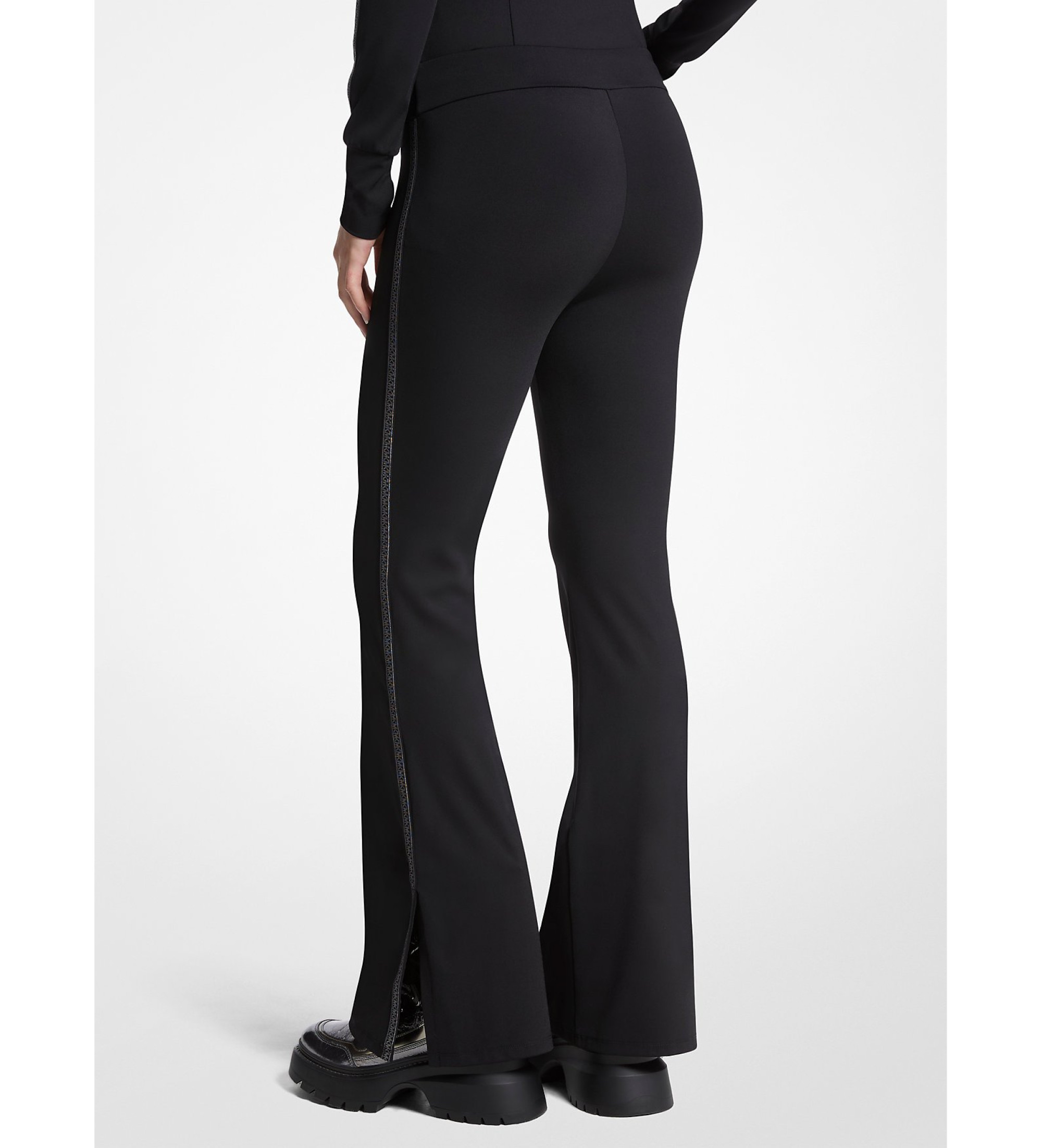 Michael Kors Uitlopende legging zwart Michael Kors Uitlopende legging zwart