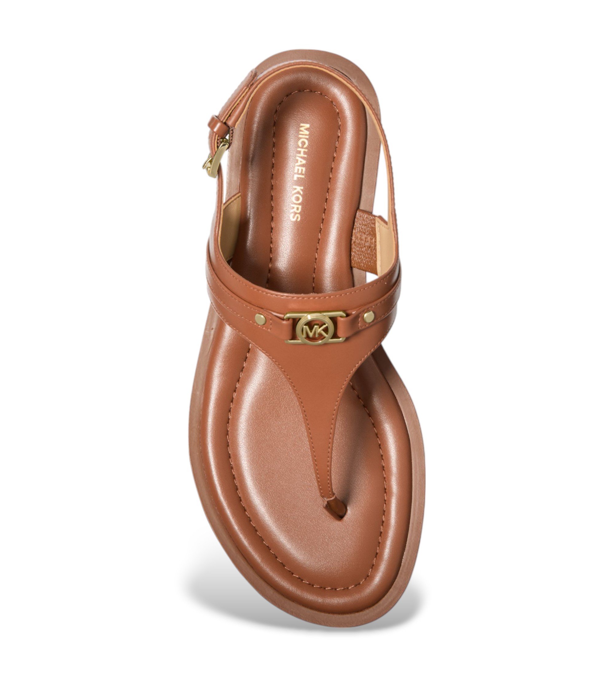Michael Kors Sandalias de Piel Mandy marrón