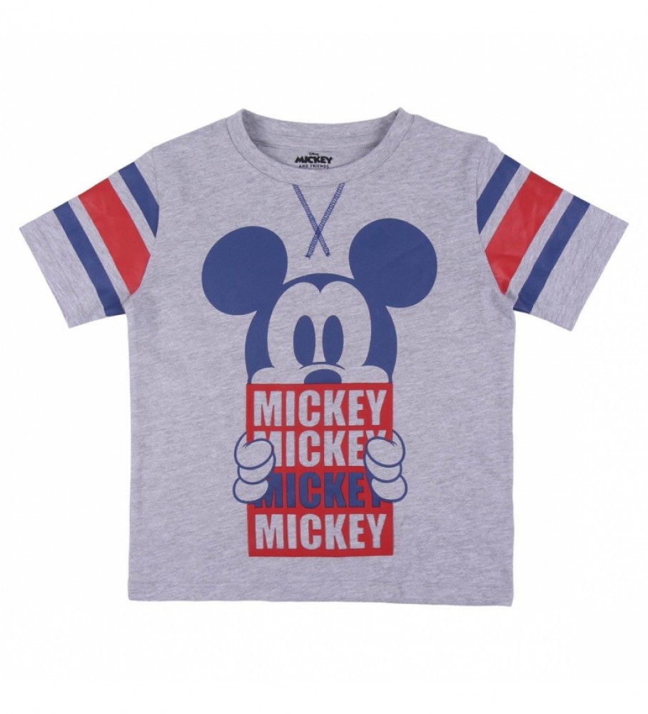 Cerdá Group Camiseta Corta Single Jersey Mickey gris