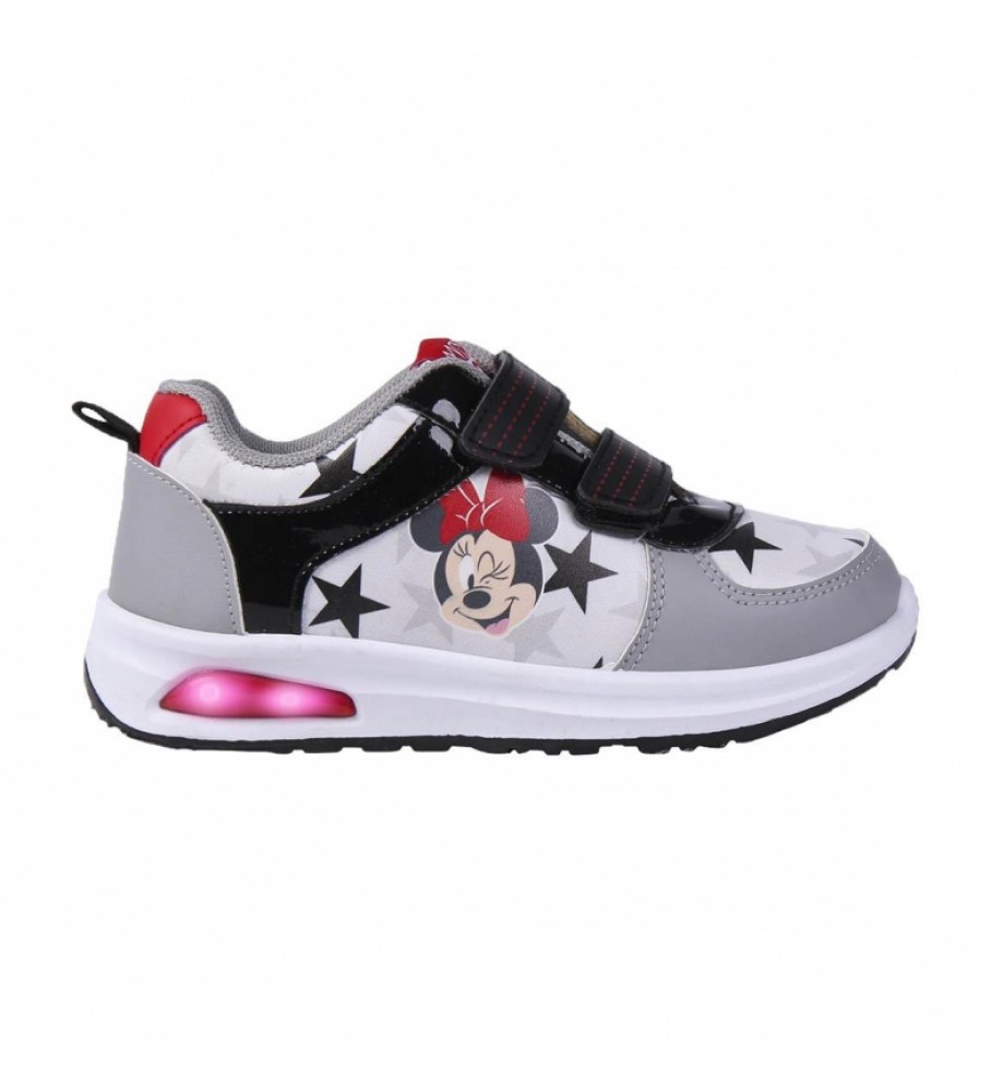 compañera de clases Helecho En particular Disney Zapatillas Con Luces Minnie Gris - Tienda Esdemarca calzado, moda y  complementos - zapatos de marca y zapatillas de marca
