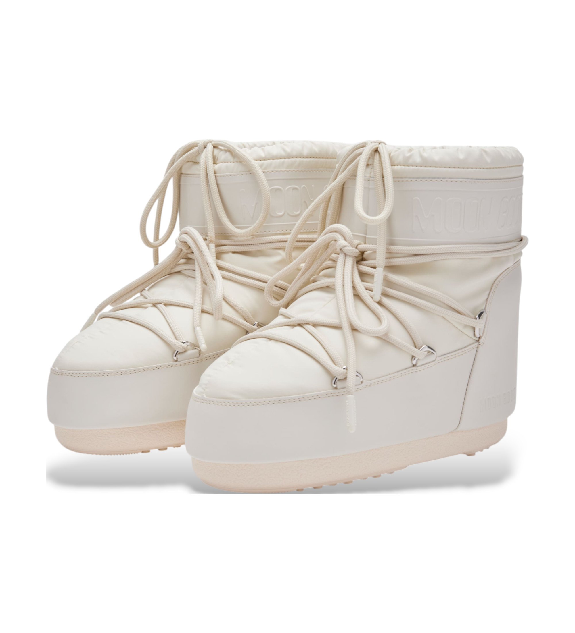 Moon Boot Bottines en caoutchouc Icon Low Beige Moon Boot Bottines en caoutchouc Icon Low Beige