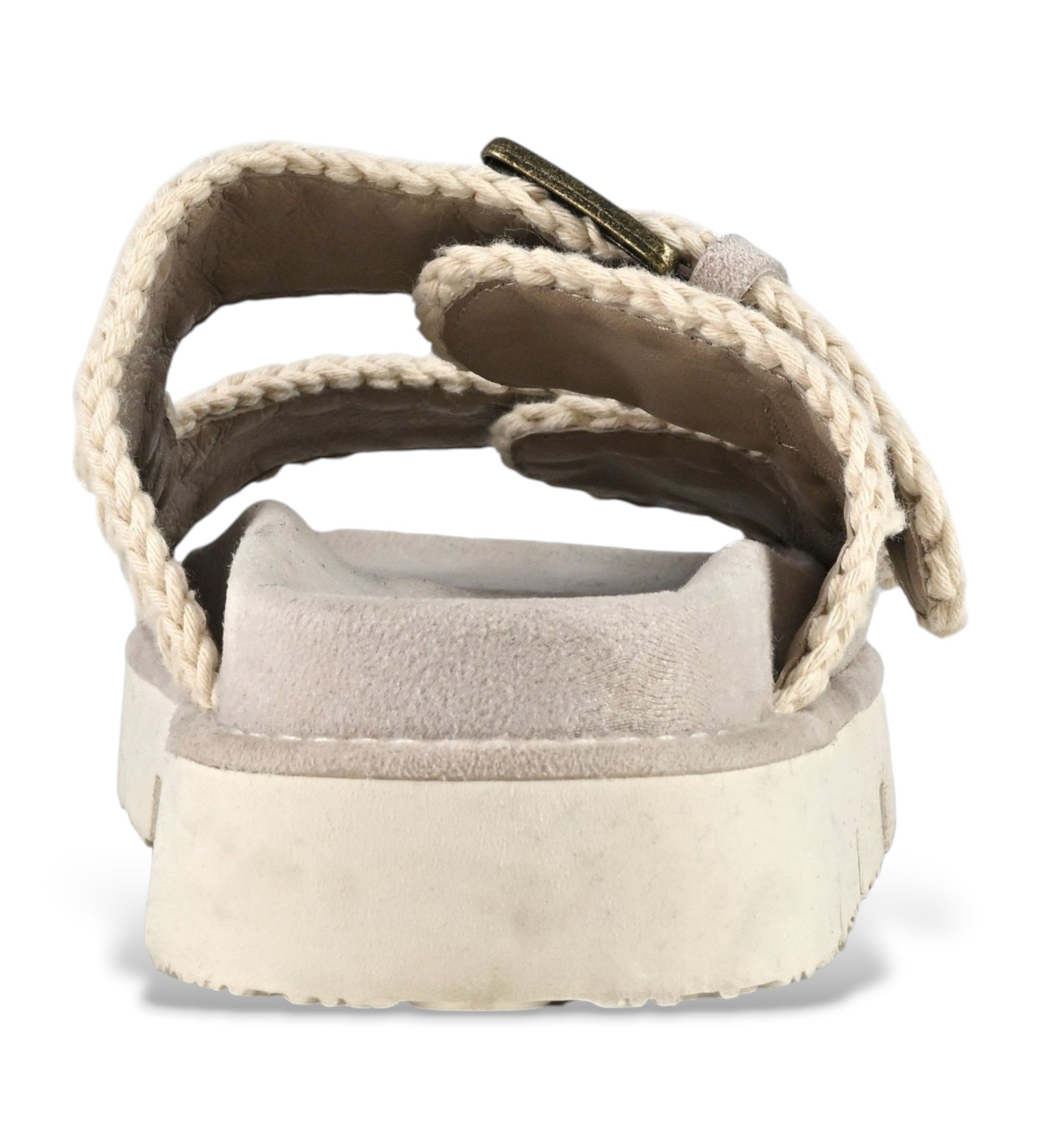 Mou Bio-sandaler med to spænder taupe