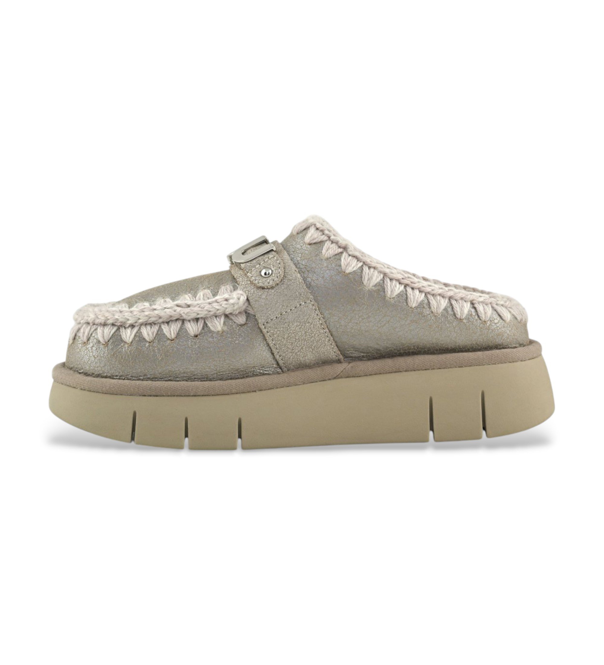 Mou Läder Clogs Special grå Mou Läder Clogs Special grå