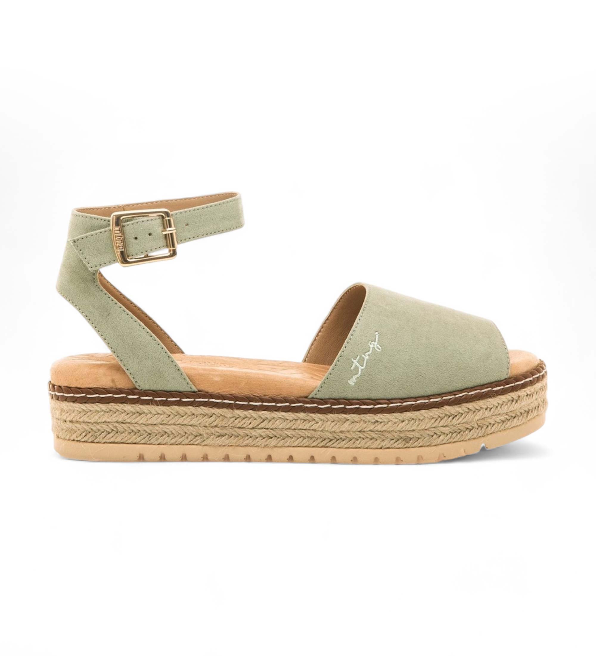 Footwear Mtng Platform Sandals Mustang Sandals Amelie Green