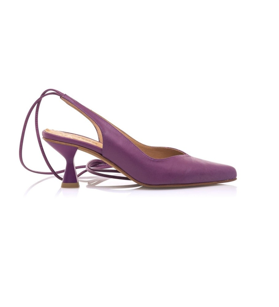 Mustang Zapatos de piel Mandy lila -Altura tacón - Tienda Esdemarca calzado, moda y - zapatos de marca y de marca