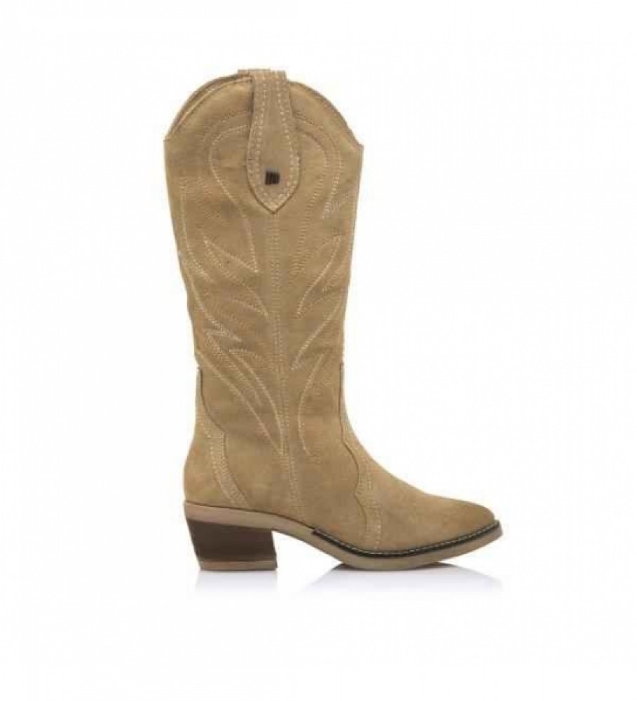 apilar Adaptación Oh Mustang Botas de piel Teo marrón - Altura tacón 5cm- - Tienda Esdemarca  calzado, moda y complementos - zapatos de marca y zapatillas de marca