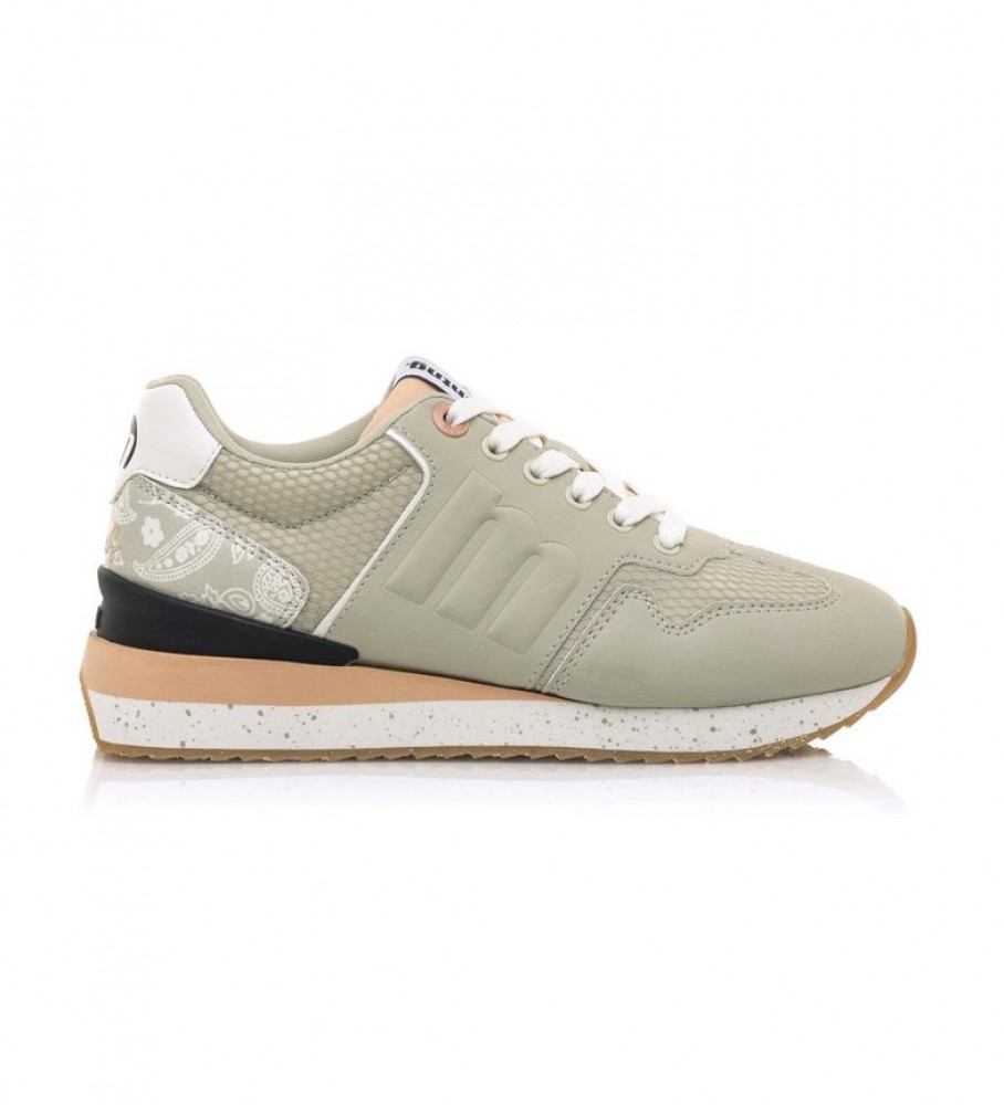mustang sneakers beige