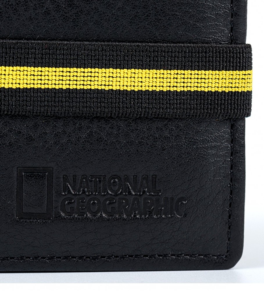 National Geographic Billetera de piel Jupiter Negro -2x10.5x8cm- Tienda Esdemarca calzado, moda y complementos - zapatos de marca y zapatillas de marca
