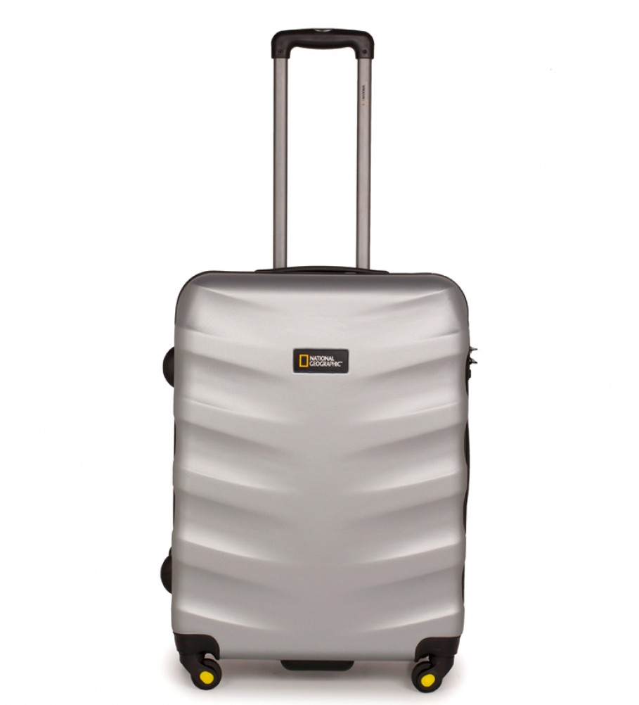 National Geographic Silver Earring Medium Suitcase 48X27X67Cm