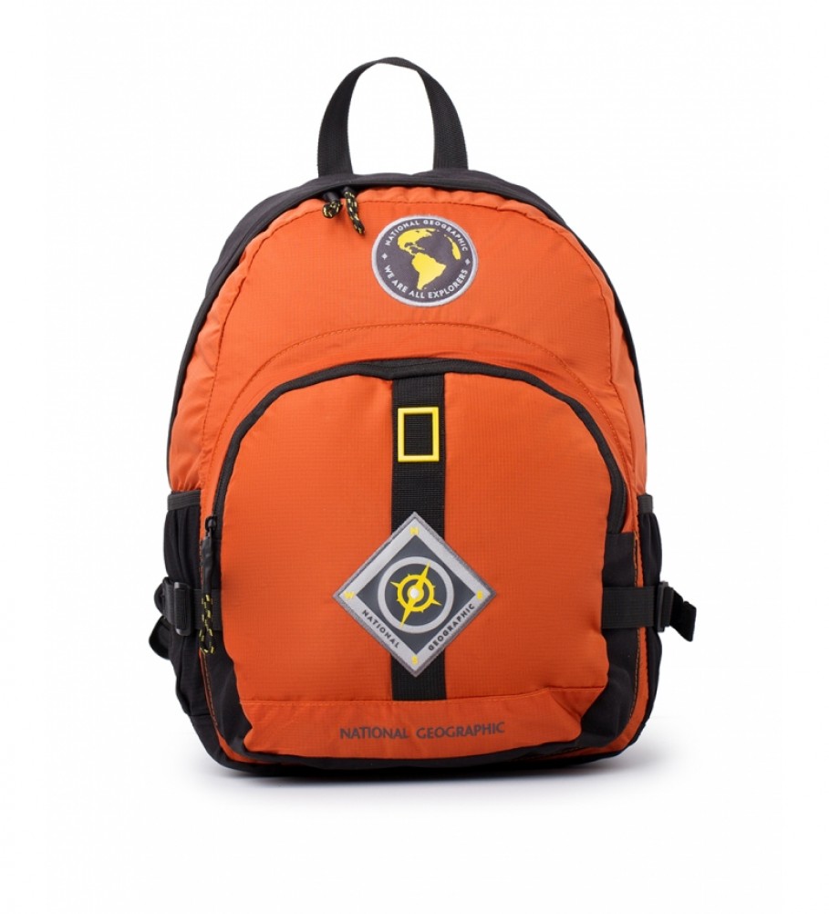 National Geographic Nova mochila laranja Explorer -31x15x40cm