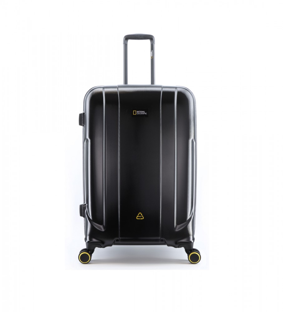 National Geographic Large Suitcase Roots Black -50X30X75cm