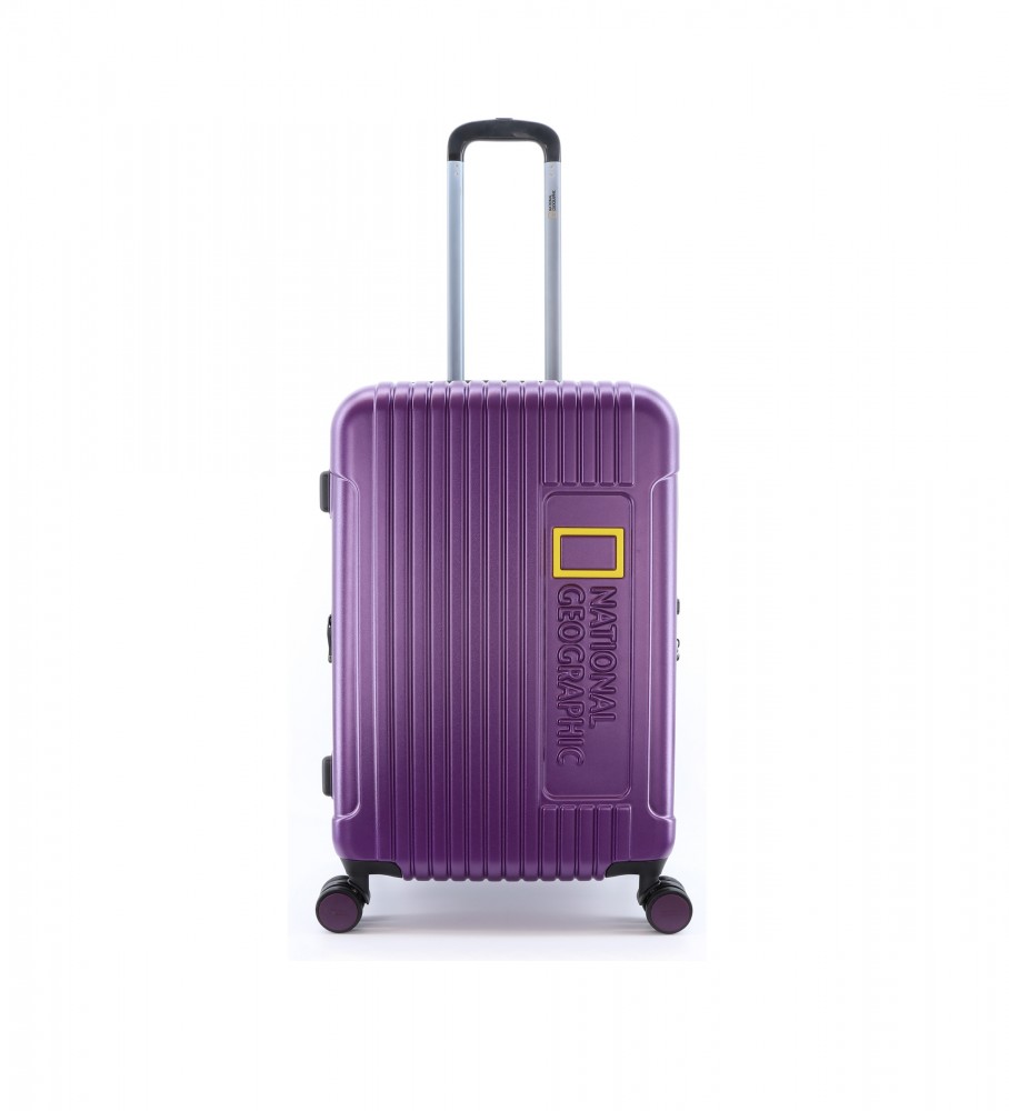 National Geographic Medium Suitcase Canyon Metallic violet -44,5X28,5X67cm