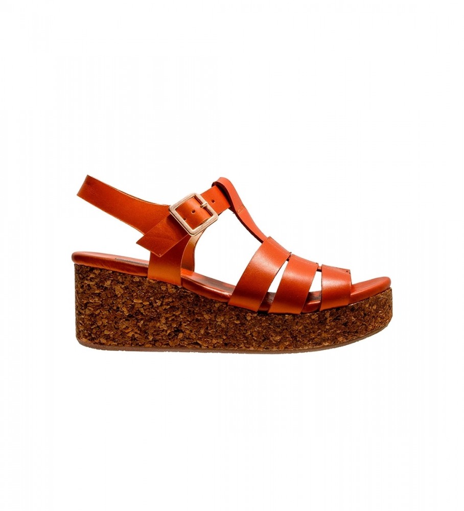Neosens sandaler Arroba rød -Højde kile 6,5cm - Esdemarca butik med fodtøj, mode og tilbehør - mærker i sko og designersko