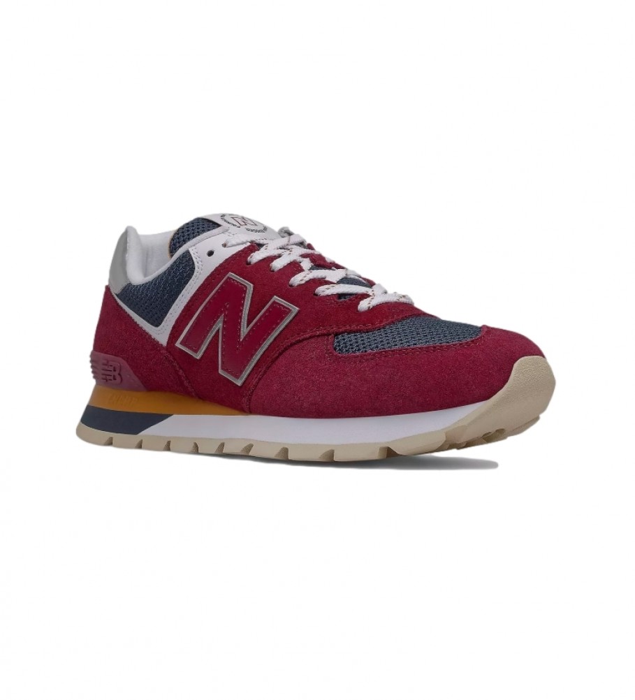 New Balance Zapatillas de piel 574v1 Rugged Higher Learning granate -  Tienda Esdemarca moda, calzado y complementos - zapatos de marca y  zapatillas de marca