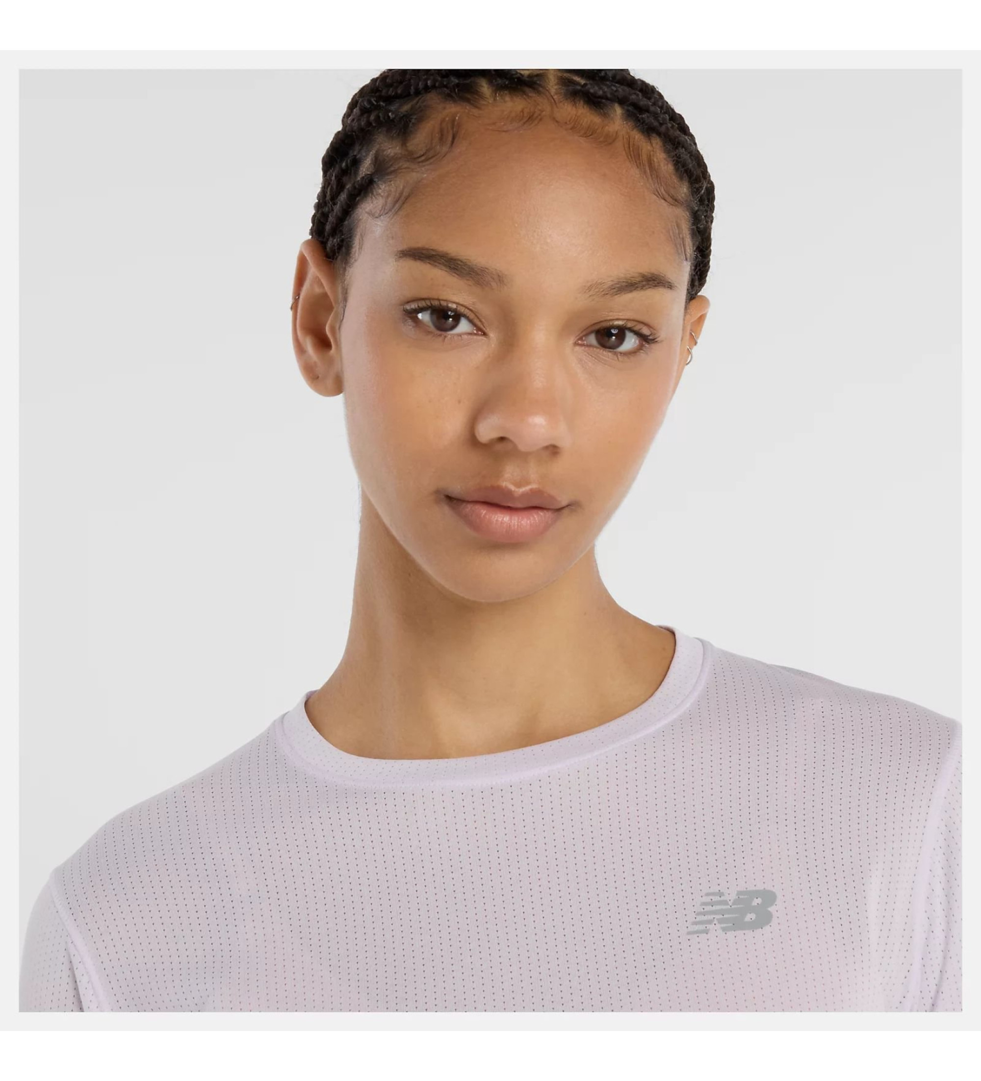 New Balance Athletics T-shirt lange mouwen lila New Balance Athletics T-shirt lange mouwen lila