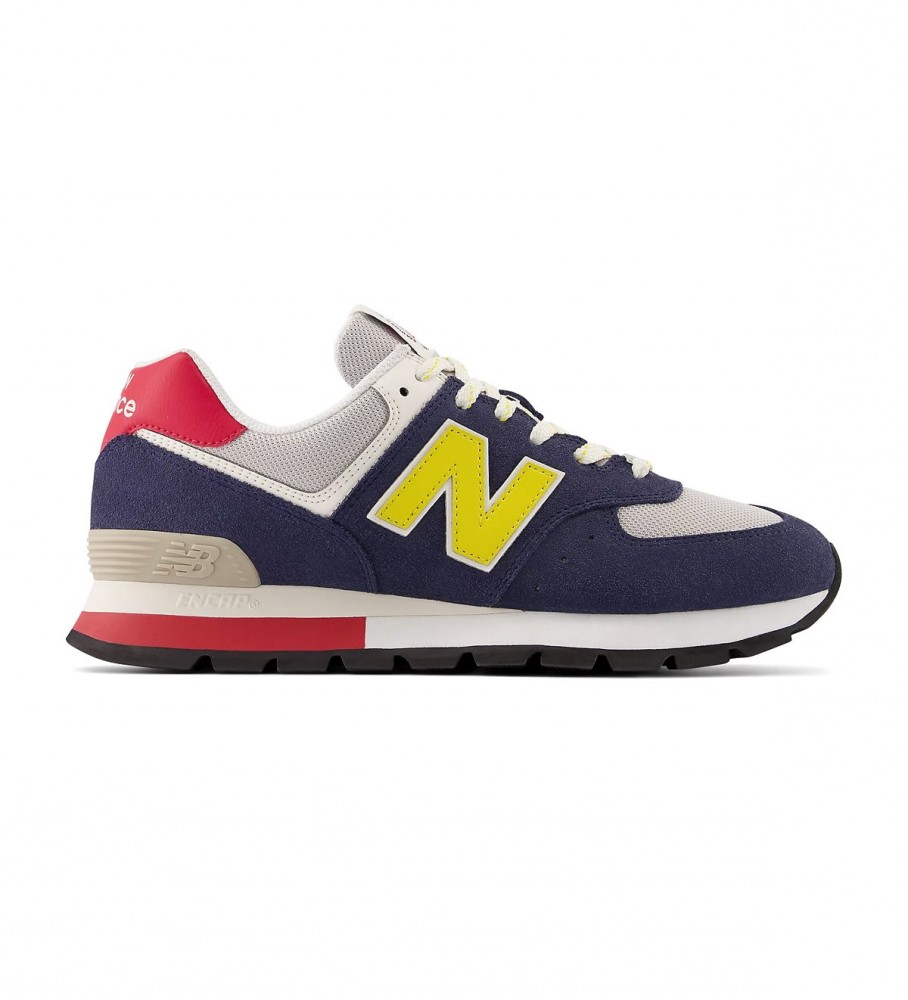 New balance cheap leder navy