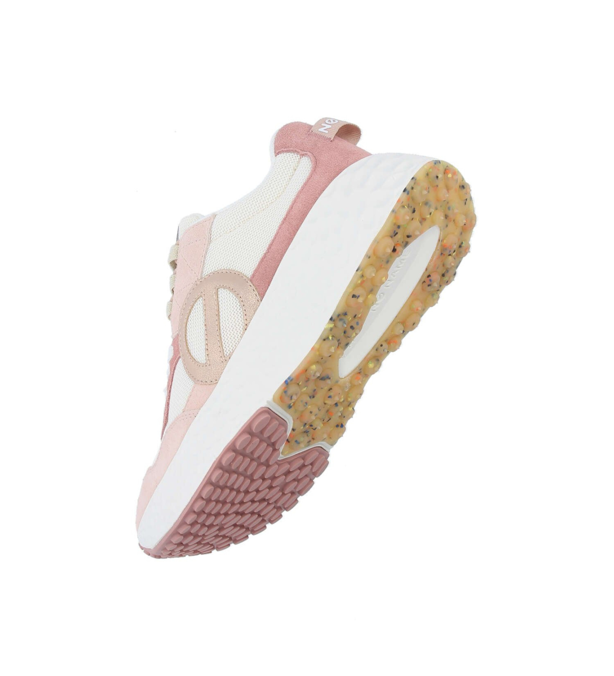 NO NAME Baskets en cuir rose Carter Jogger
