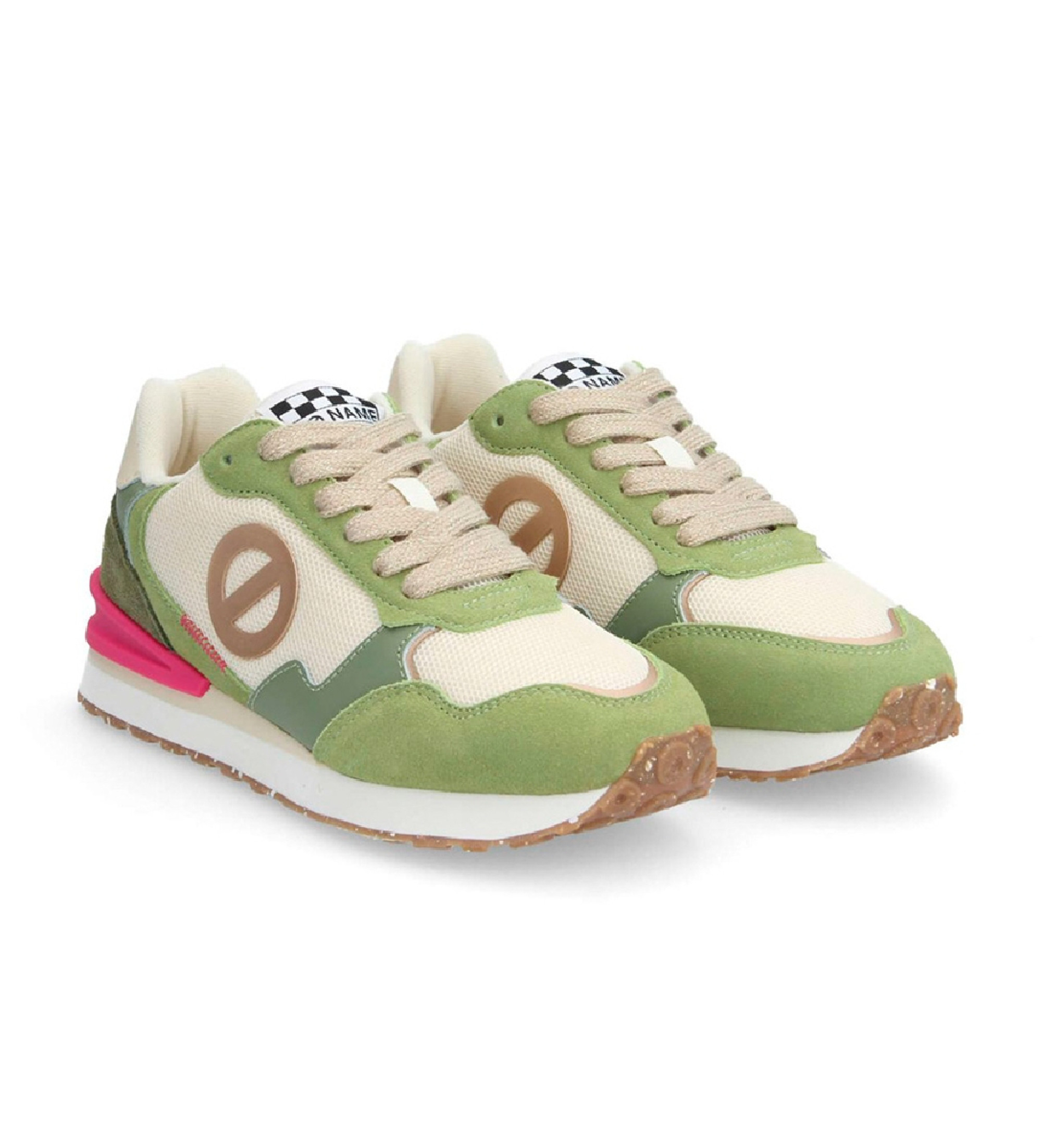 NO NAME Zapatillas de Piel Tova Runner verde