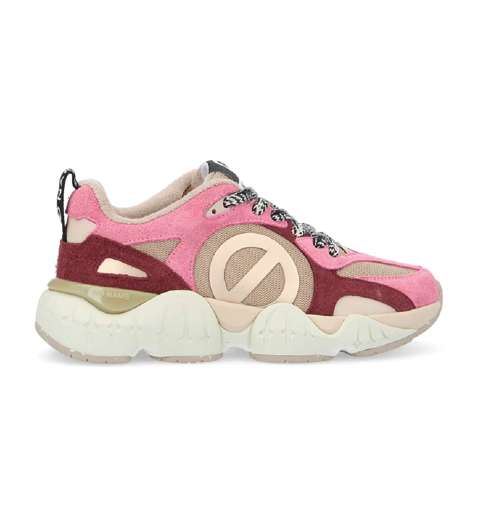 NO NAME Sapatilhas de couro cor-de-rosa Krazee runner