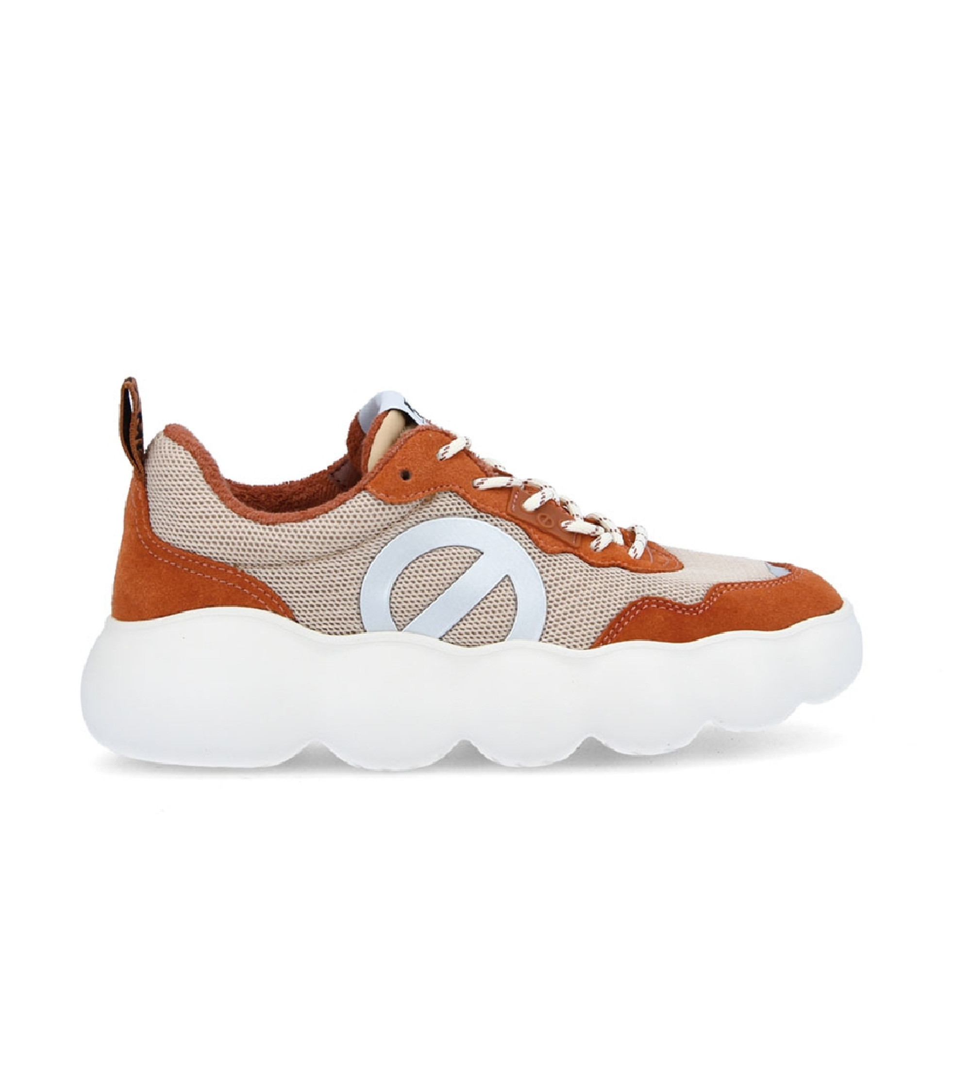 NO NAME Gong Runner Schnrschuhe mit ultraleichter Sohle orange