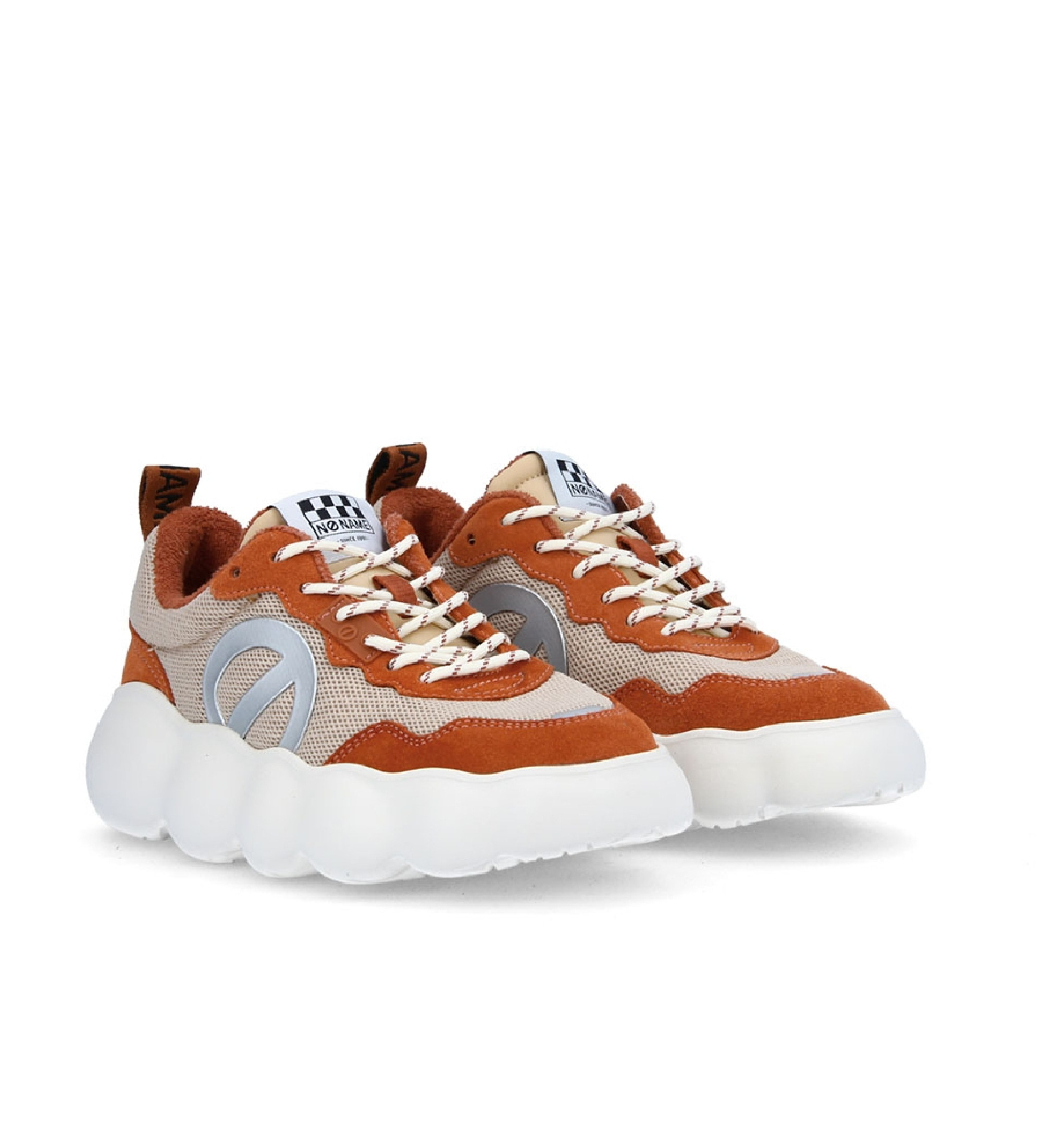 NO NAME Gong Runner Schnrschuhe mit ultraleichter Sohle orange