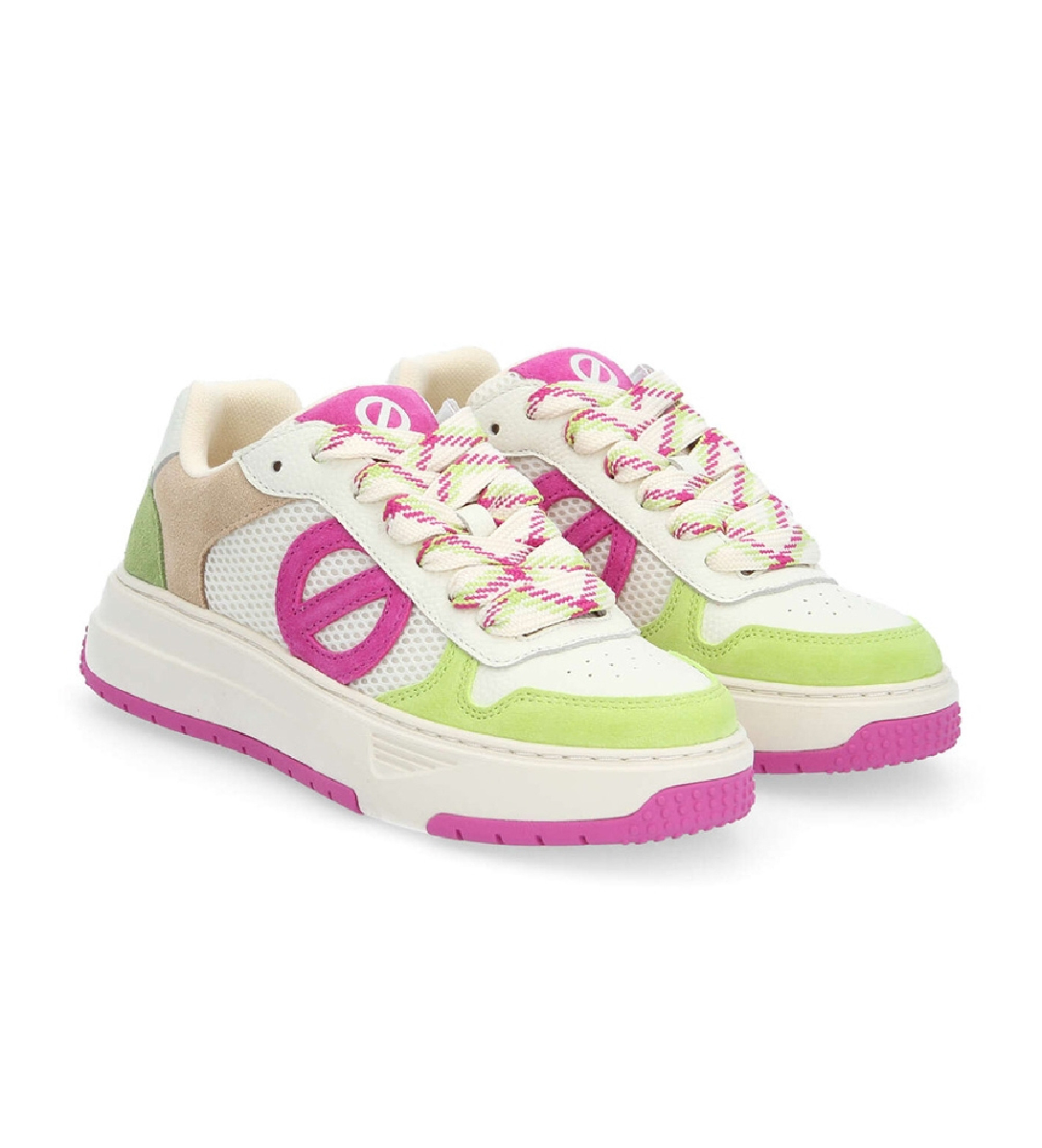 NO NAME Zapatillas de Piel Snassme multicolor