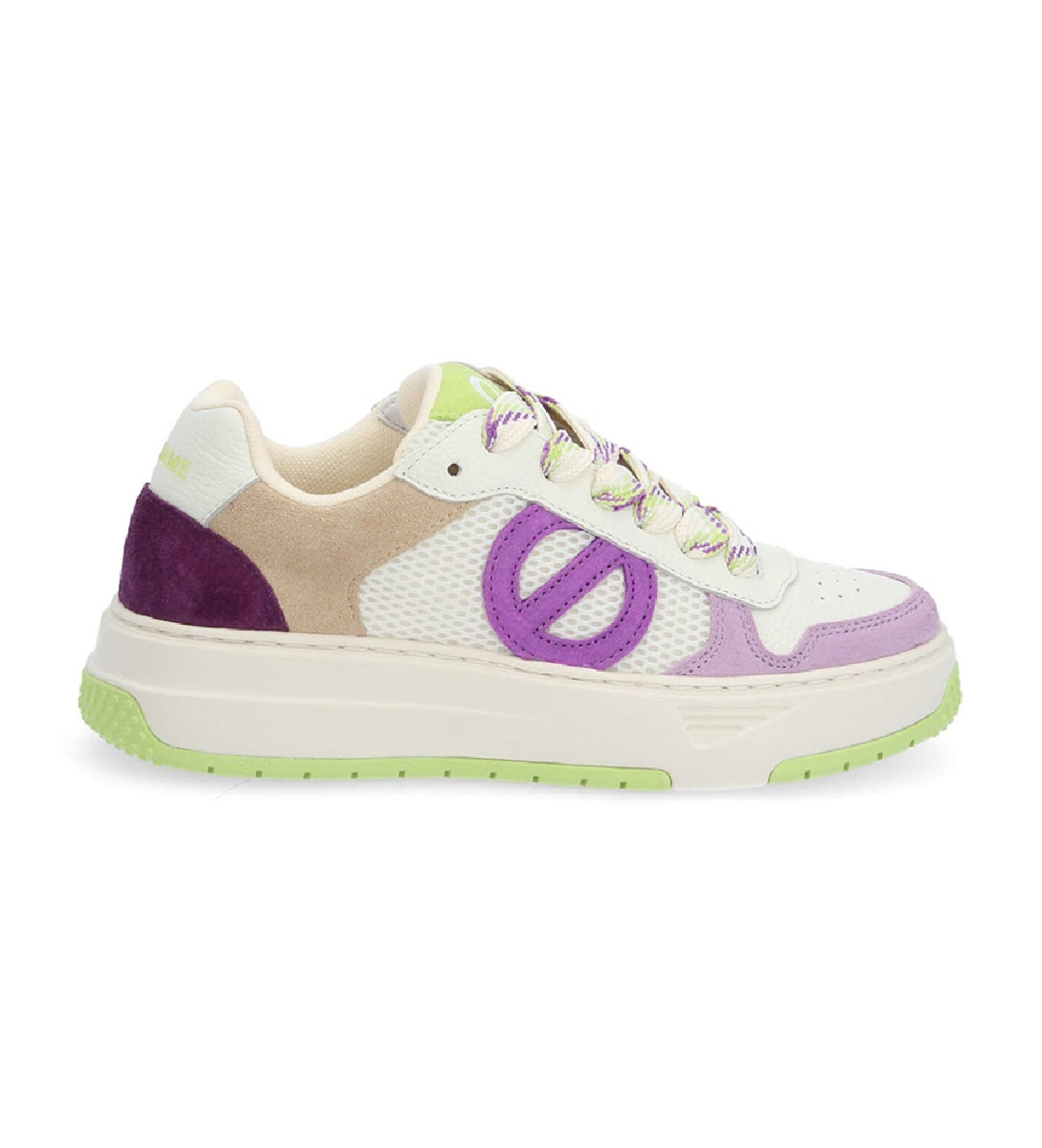 NO NAME Zapatillas de Piel Snassme multicolor