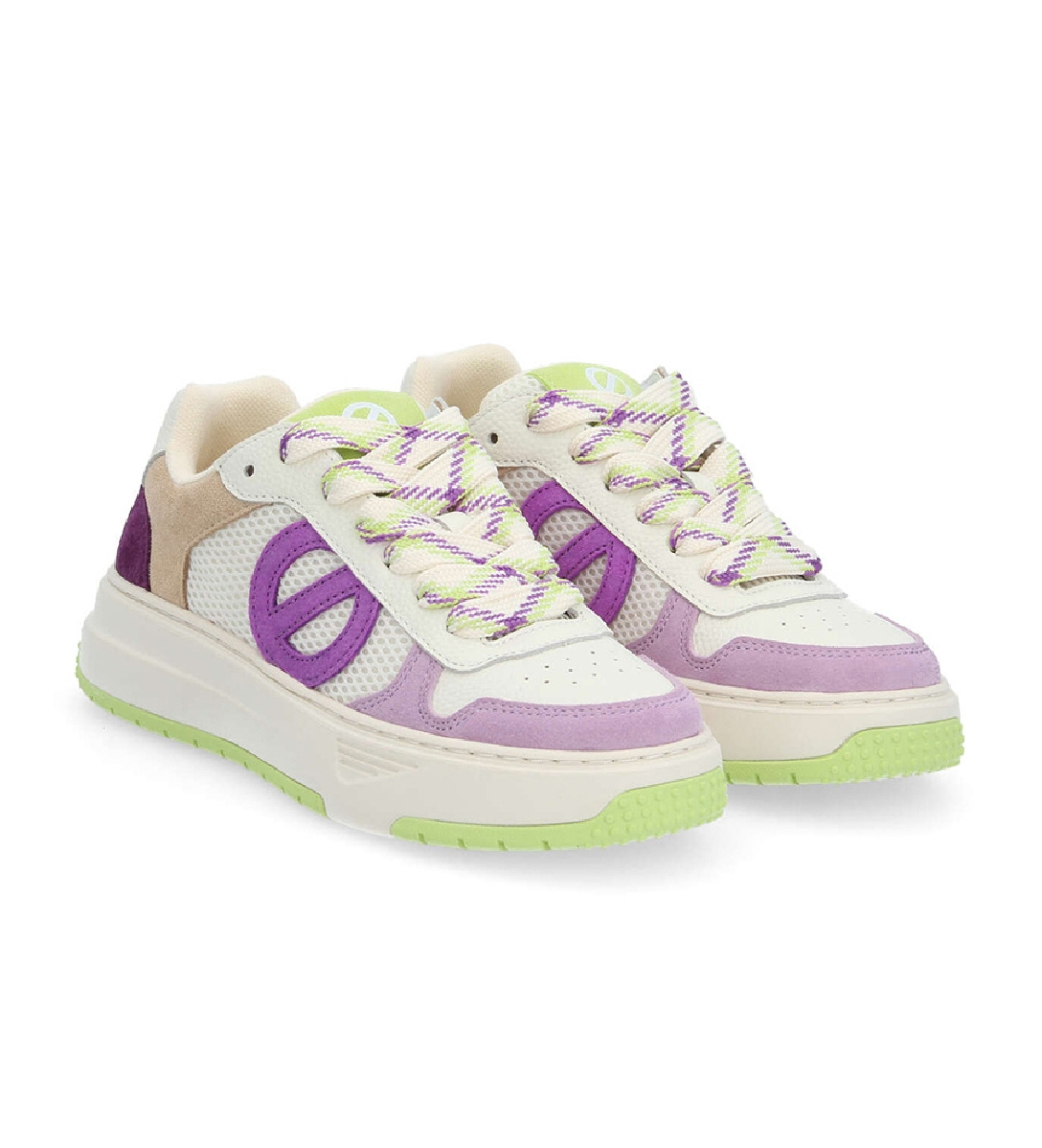 NO NAME Zapatillas de Piel Snassme multicolor