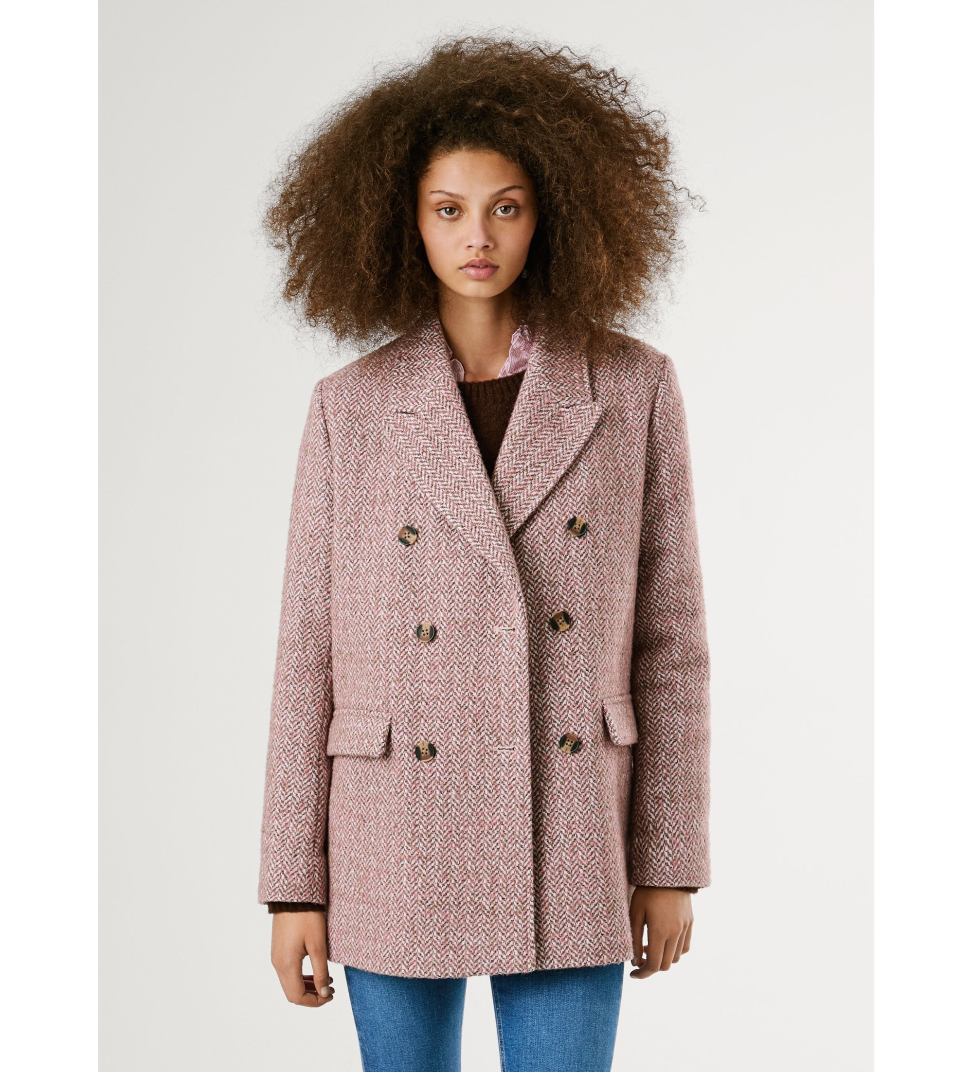 Pepe Jeans Płaszcz Salome różowy Pepe Jeans Płaszcz Salome różowy