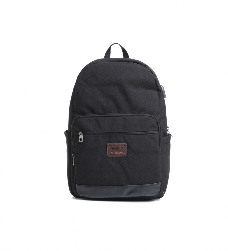 Pepe Jeans Backpack PM120063 black - 43x30x10cm 