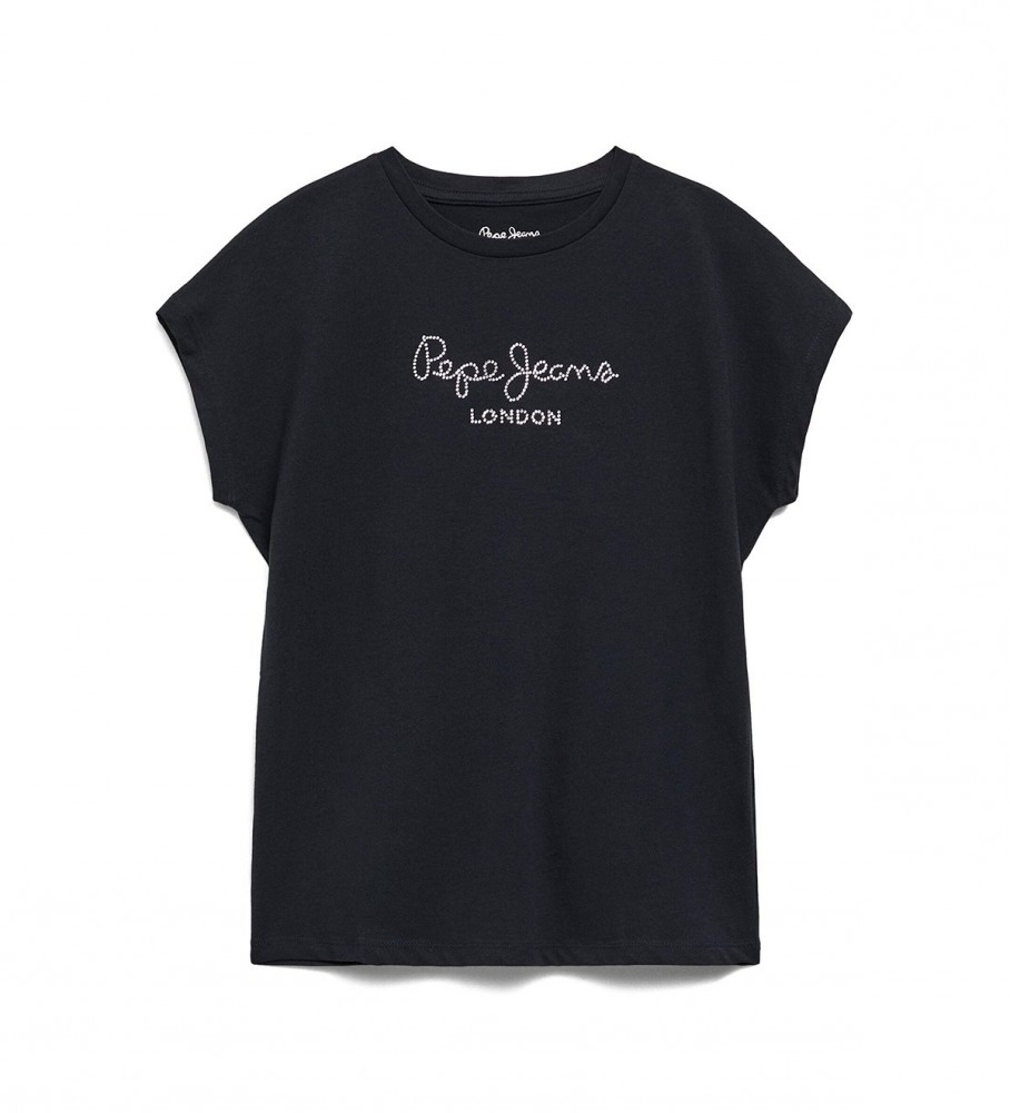 Pepe Jeans Camiseta Nuria negro Tienda Esdemarca calzado, moda y