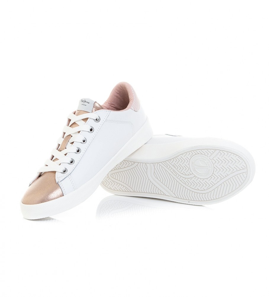 Pepe Jeans Kyoto One Leather Shoes White, Gold - Esdemarca Store fashion,  footwear and accessories - best brands shoes and designer shoes