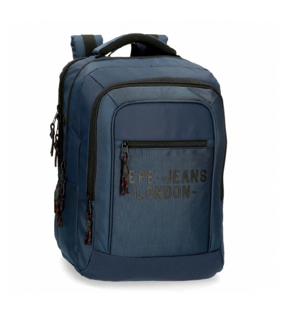 Pepe Jeans Mochila Portaordenador Pepe Jeans Bromley Dos Compartimentos  Azul - Tienda Esdemarca moda, calzado y complementos - zapatos de marca y  zapatillas de marca