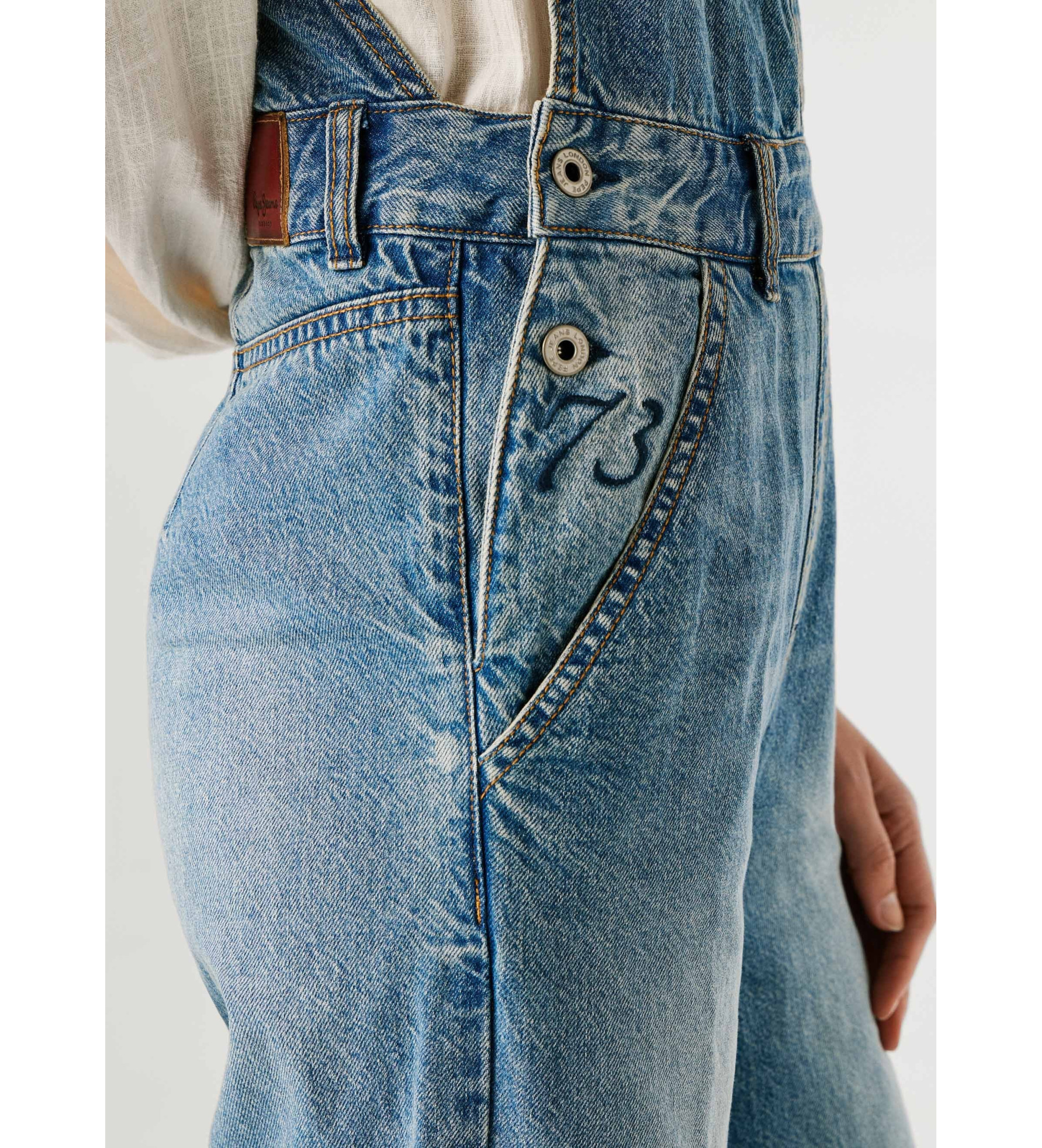 Pepe Jeans Mono Elia denim azul - Tienda Esdemarca calzado, moda y ...