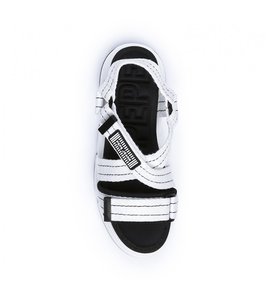 Pepe Jeans Sandalias Falmer Cross blanco -Altura plataforma + cuña: 6cm- -  Tienda Esdemarca moda, calzado y complementos - zapatos de marca y  zapatillas de marca